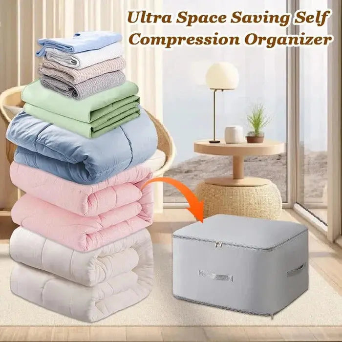 Ultra Space Saving Self Compression Organizer Pameza